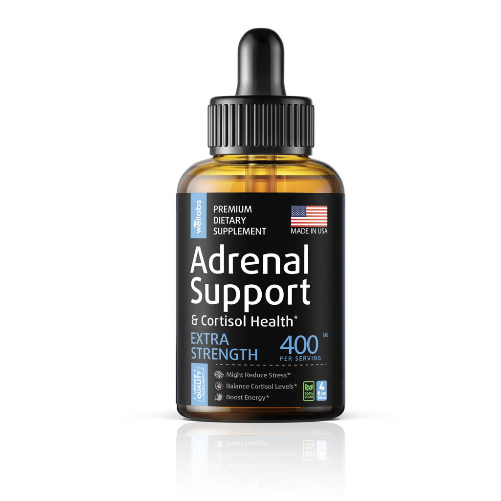 Adrenal Support Supplement for Adrenal Glands and Stress — WELLABS